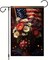 4th of July Patriotic Floral Garden Flag God Bless America 12x18 Inch Double Sided for Outside Summer Small Independence Day Yard Decorations